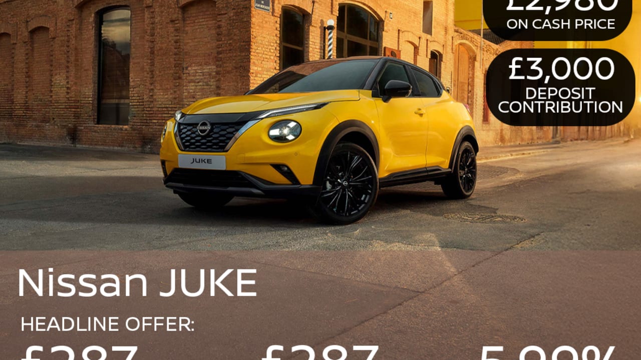 PCP: JUKE N-Connecta - £287 Per Month