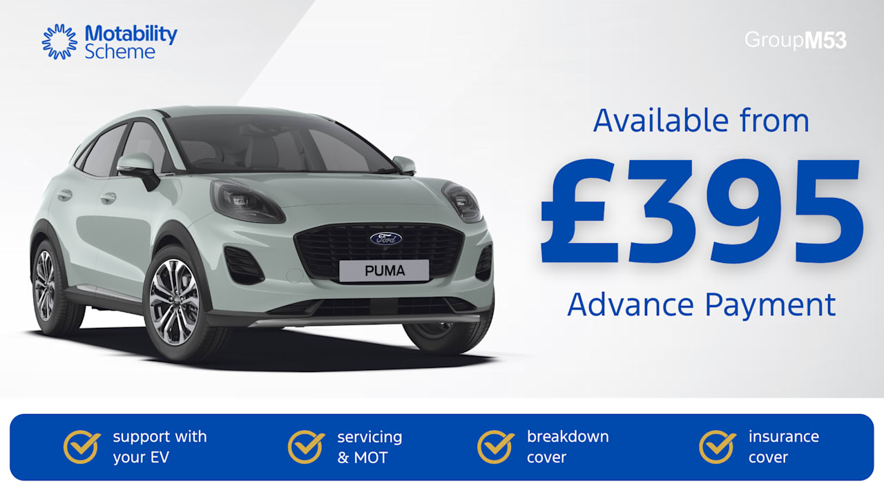 Ford Puma Titanium Motability Offer