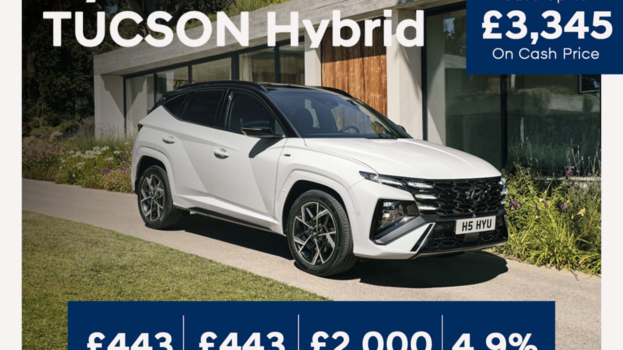 Low Deposit PCP: TUCSON Hybrid Advance - £443 Per Month