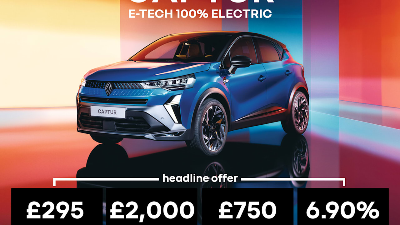 Low Deposit PCP: CAPTUR E-Tech Evolution - £295 Per Month