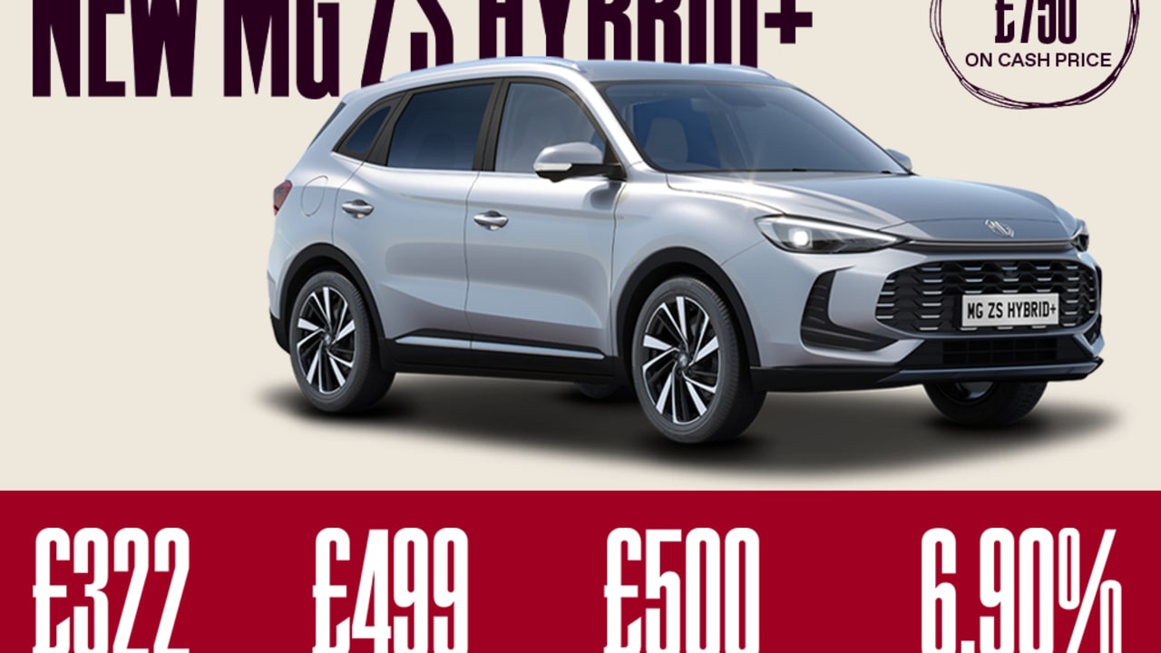 Low Deposit PCP: MG ZS Hybrid+ SE Auto - £322 Per Month