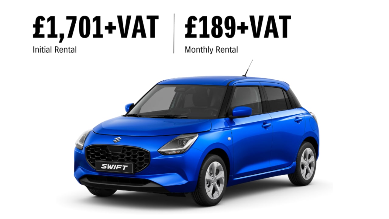 Suzuki Swift 1.2 Mild Hybrid Motion Business Contract Hire Illustrative Finance Example