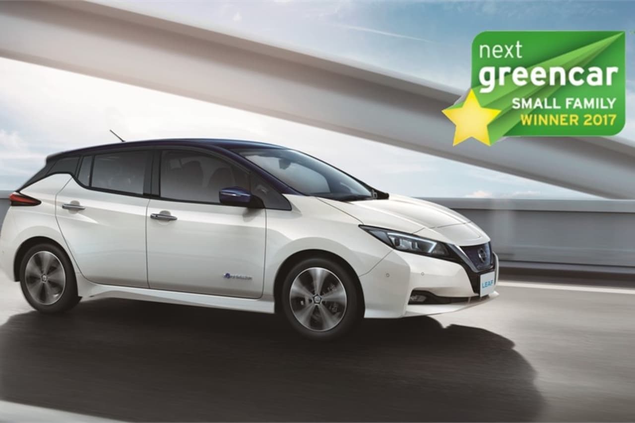 All-new Nissan LEAF named Best Small Family Car at Next Green Car Awards 2017