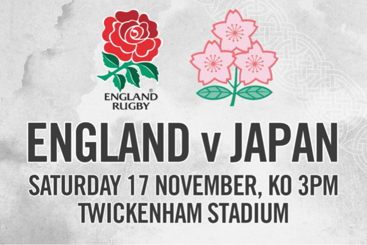 WIN TICKETS TO ENGLAND VS JAPAN QUILTER INTERNATIONAL 2018 RUGBY MATCH