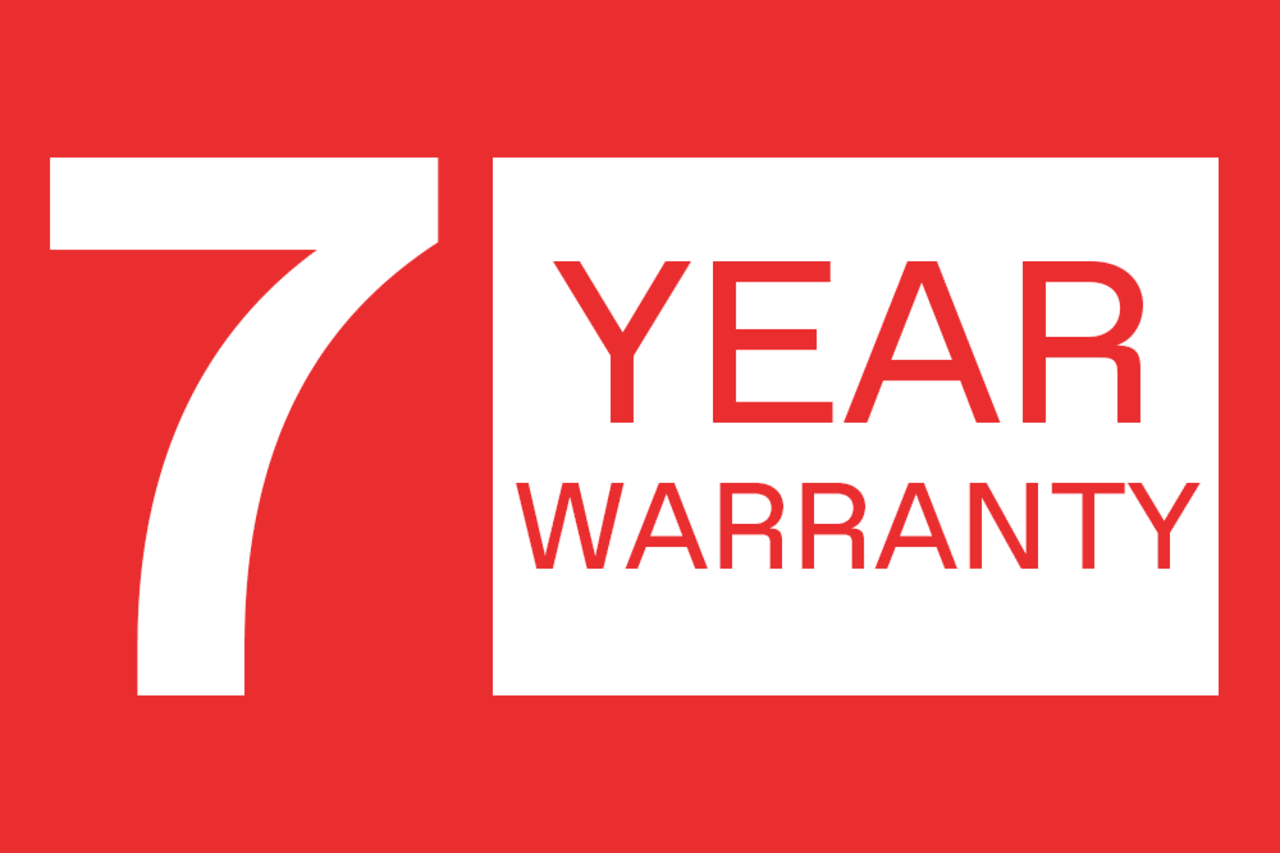 7 year warranty