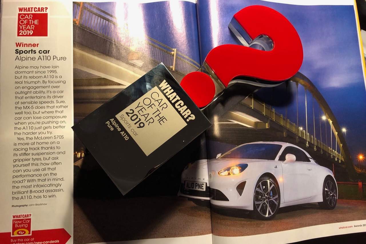 Alpine Wins What Car? Sport Car Of The Year 2019