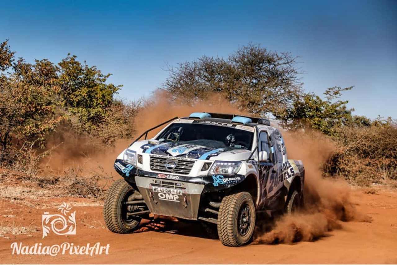 Red-Lined Motoring Nissan Navara - winners of the 2019 ROAD TO DAKAR Challenge