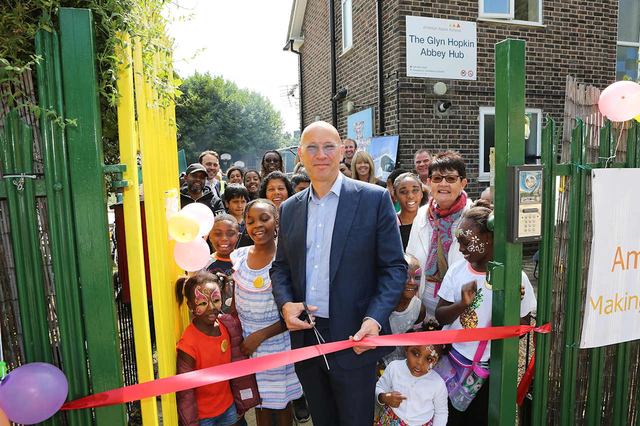 Glyn Hopkin partners with children's charity to open The Glyn Hopkin Abbey Hub centre!