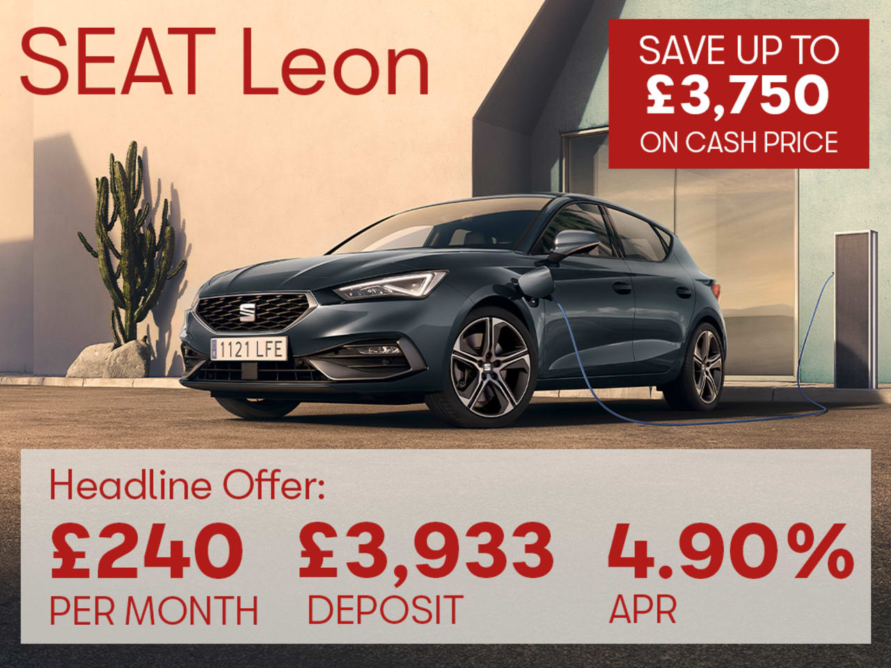 PCP: LEON SE 1.5 115 - £240 Per Month