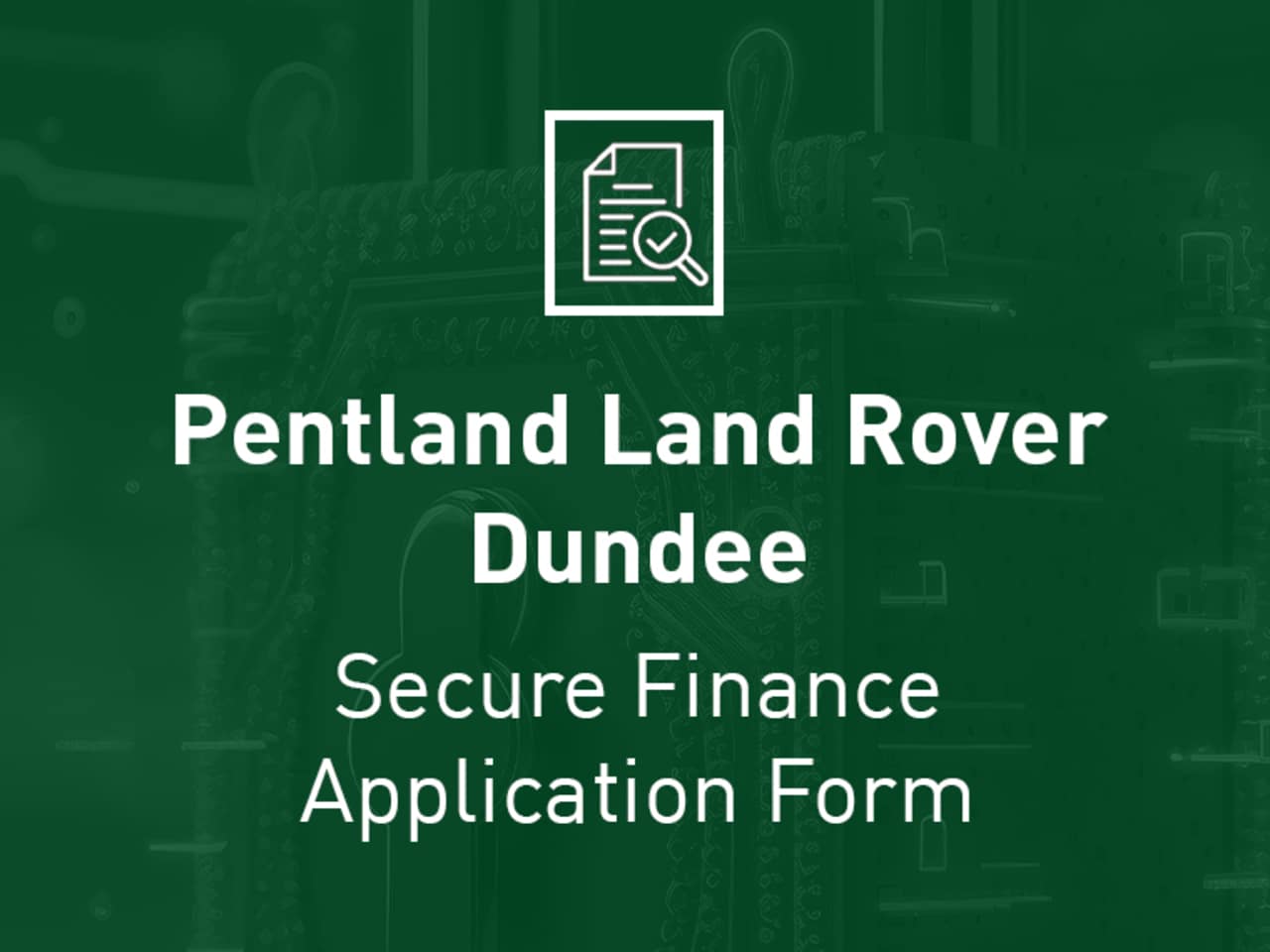 Pentland Land Rover Dundee