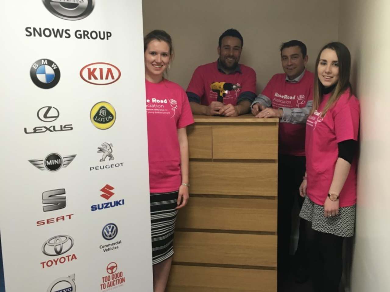 Snows Toyota Supports Rose Road Association with DIY Day