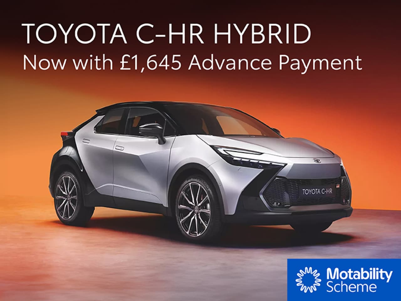 Toyota C-HR Hybrid from £1,645 Advance Payment