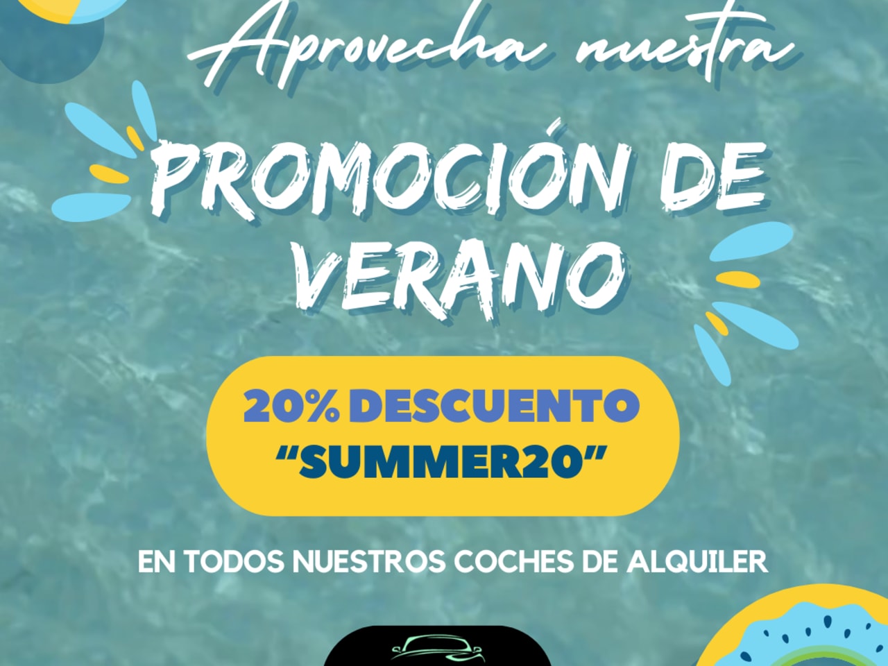Reserva tu coche para el verano con un 20% de descuento