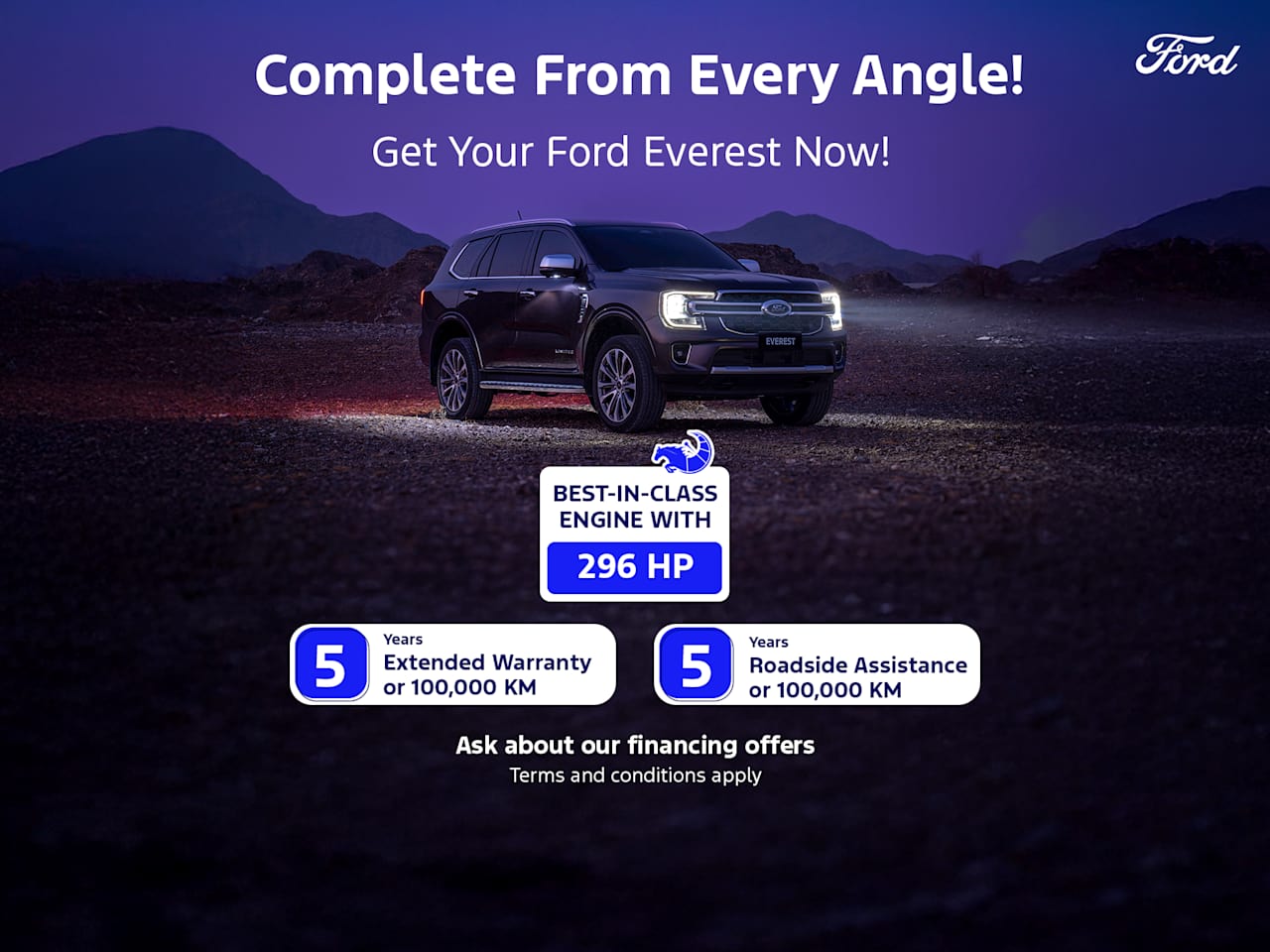 2025 ford everest offer