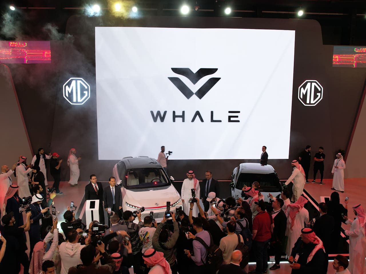MG Motor takes centre stage at Riyadh Motor Show with global premiere of MG WHALE and regional debut of MG 7