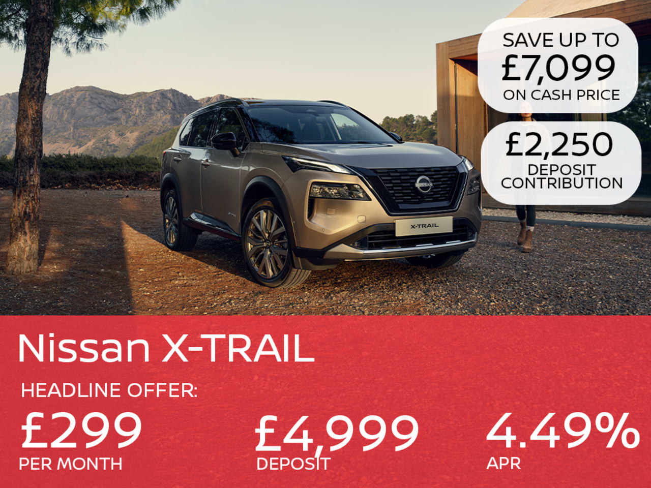 Nissan X-TRAIL Acenta Premium 1.5 Auto - £299 Per Month