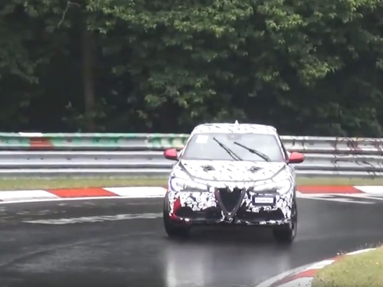 Alfa Romeo Stelvio In Action At The Nurburgring