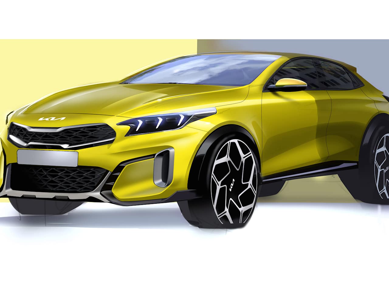 Kia releases sketches of new XCeed ahead of upcoming reveal