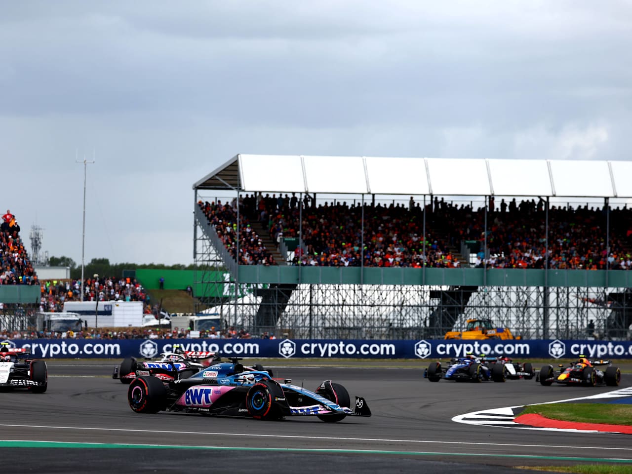 BWT Alpine F1 Team at the British Grand Prix 