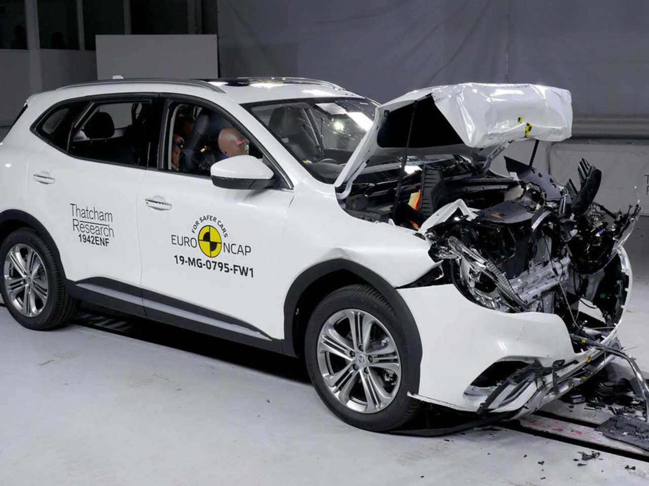 MG ZS EV and MG HS were awarded five stars by Euro NCAP