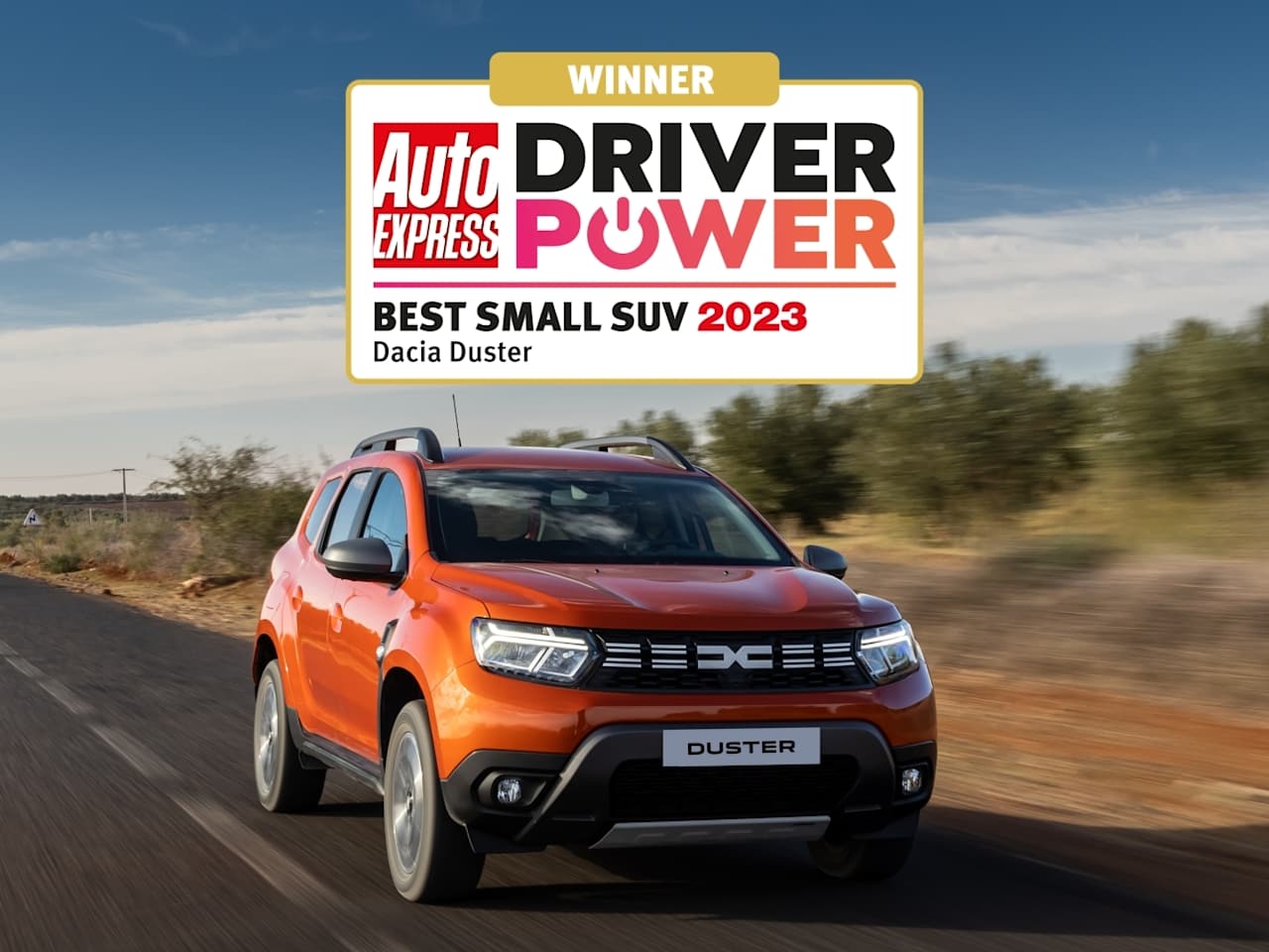 Dacia Duster shows it strength to win 'Best Small SUV' in the Auto Express driver power survey