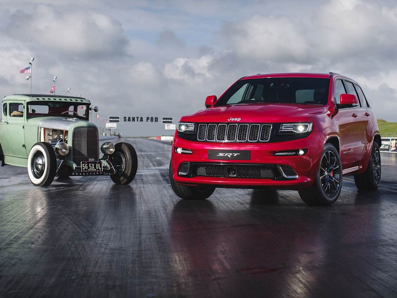 Jeep Grand Cherokee SRT In Hot Rod Victory