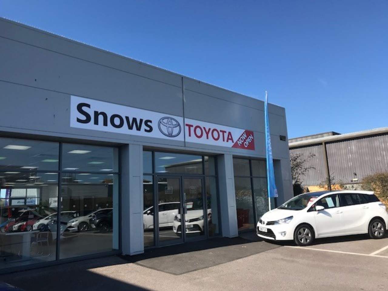 Snows Toyota Chichester are open for business and off to a flying start!