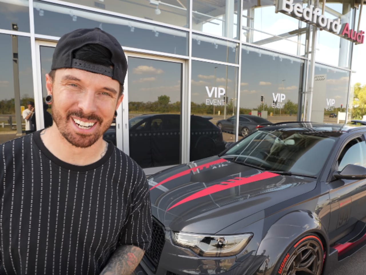 Mat Armstrong Visits Bedford Audi