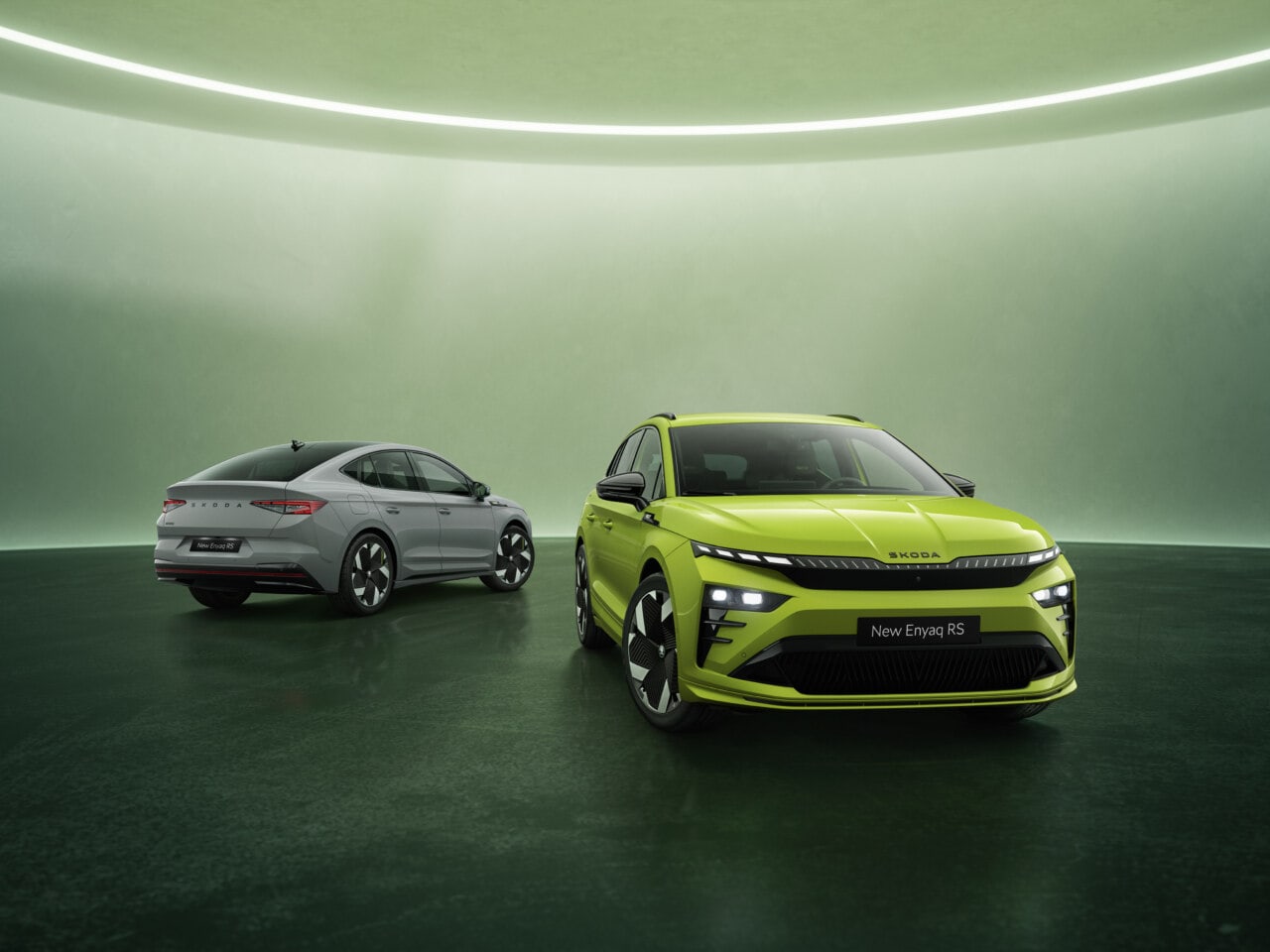 Sporty RS versions complete the new Skoda Enyaq family as range toppers 