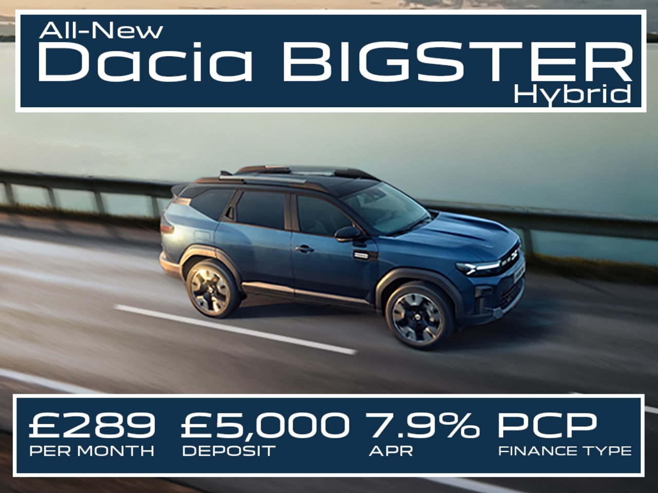 Low Payment PCP: BIGSTER Hybrid Expression - £280 Per Month