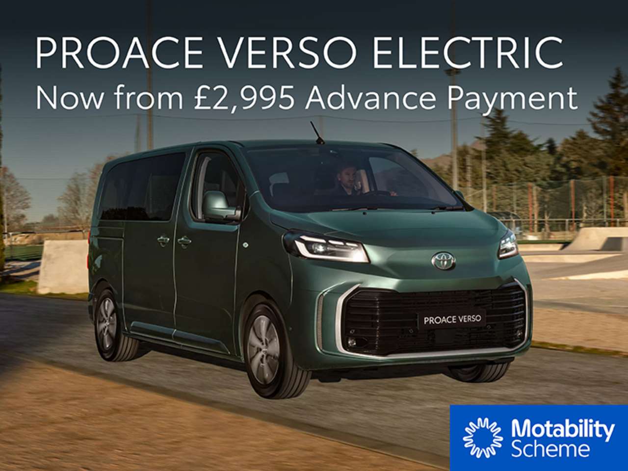 Proace Verso EV From £2,995 Advance Payment