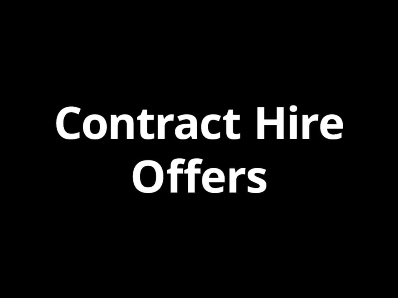 Kia Contract Hire Offers