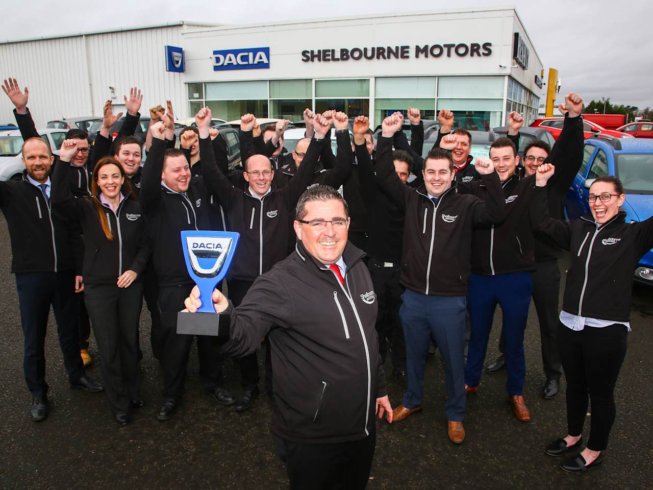 SHELBOURNE MOTORS CELEBRATE AWARD SUCCESS