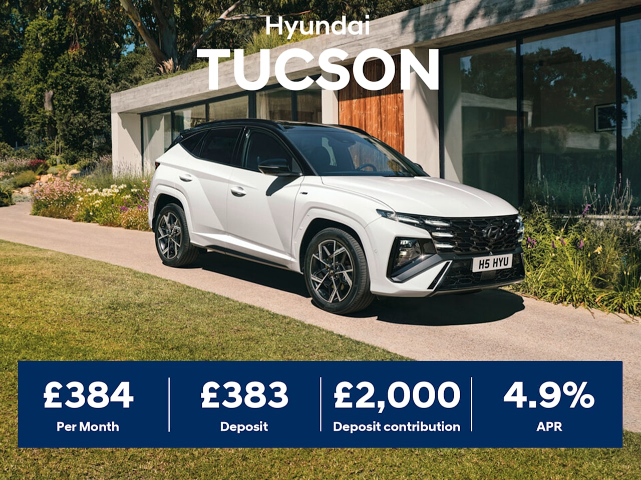 Low Deposit PCP: TUCSON Advance - £384 Per Month