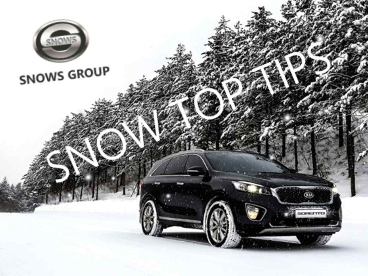 Beat the snow with Snows' and our useful tips on how to drive safe in the white stuff