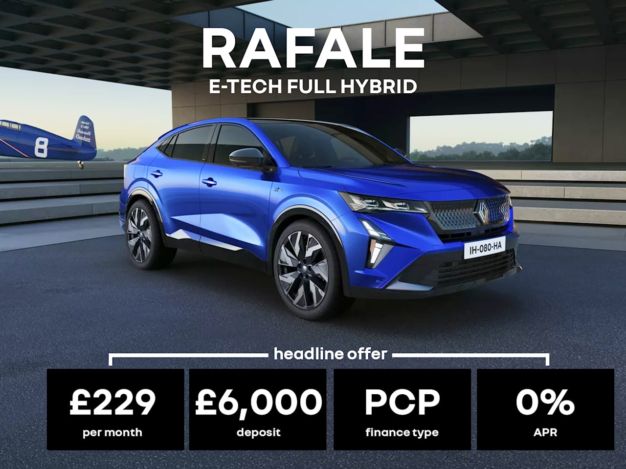0% PCP: RAFALE Techno - £229 Per Month