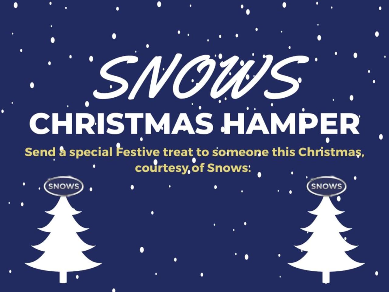 Snows Thank Members of the Community with Special Hampers this Christmas 