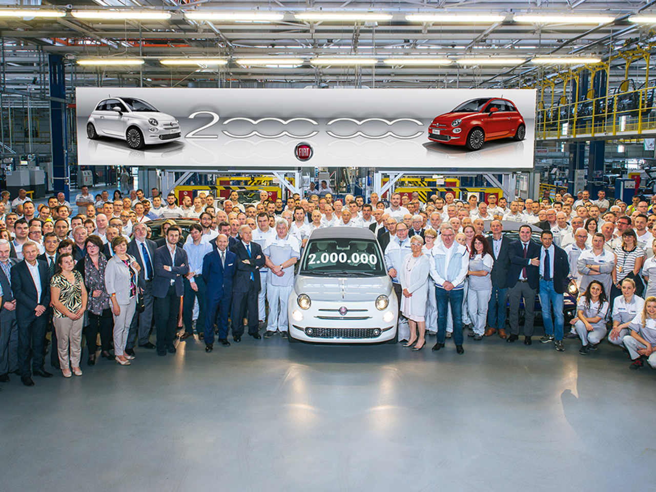 The Two Millionth Fiat 500 Rolls Off The Line