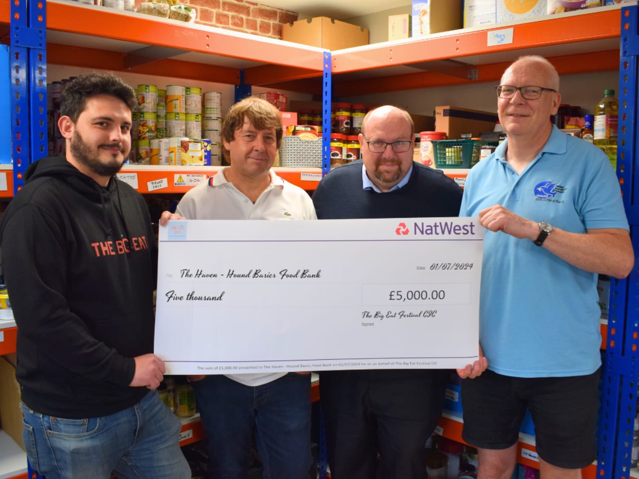 Snows Toyota Sponsors the Big Eat and raises £5,000 for Southampton Food Bank 