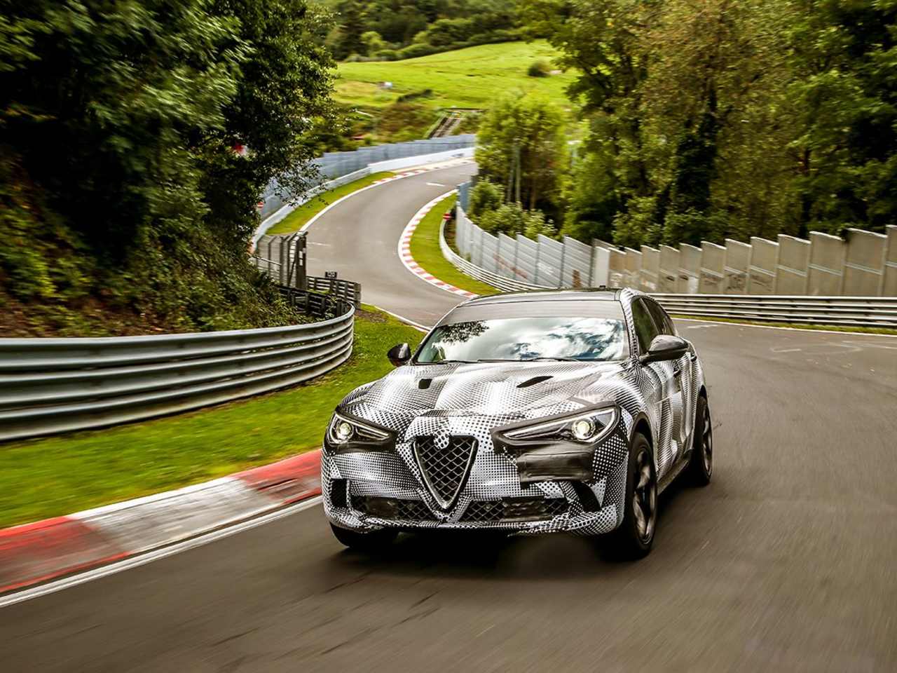 Alfa Romeo Stelvio Quadrifoglio Smashes Nurburgring Lap Record