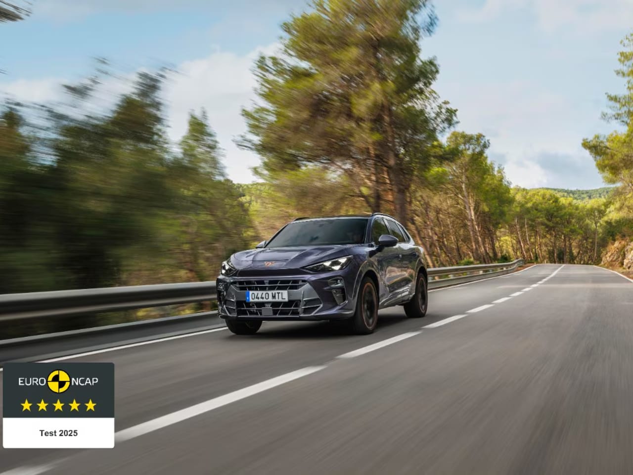 CUPRA Terramar achieves 5-star Euro NCAP safety rating 