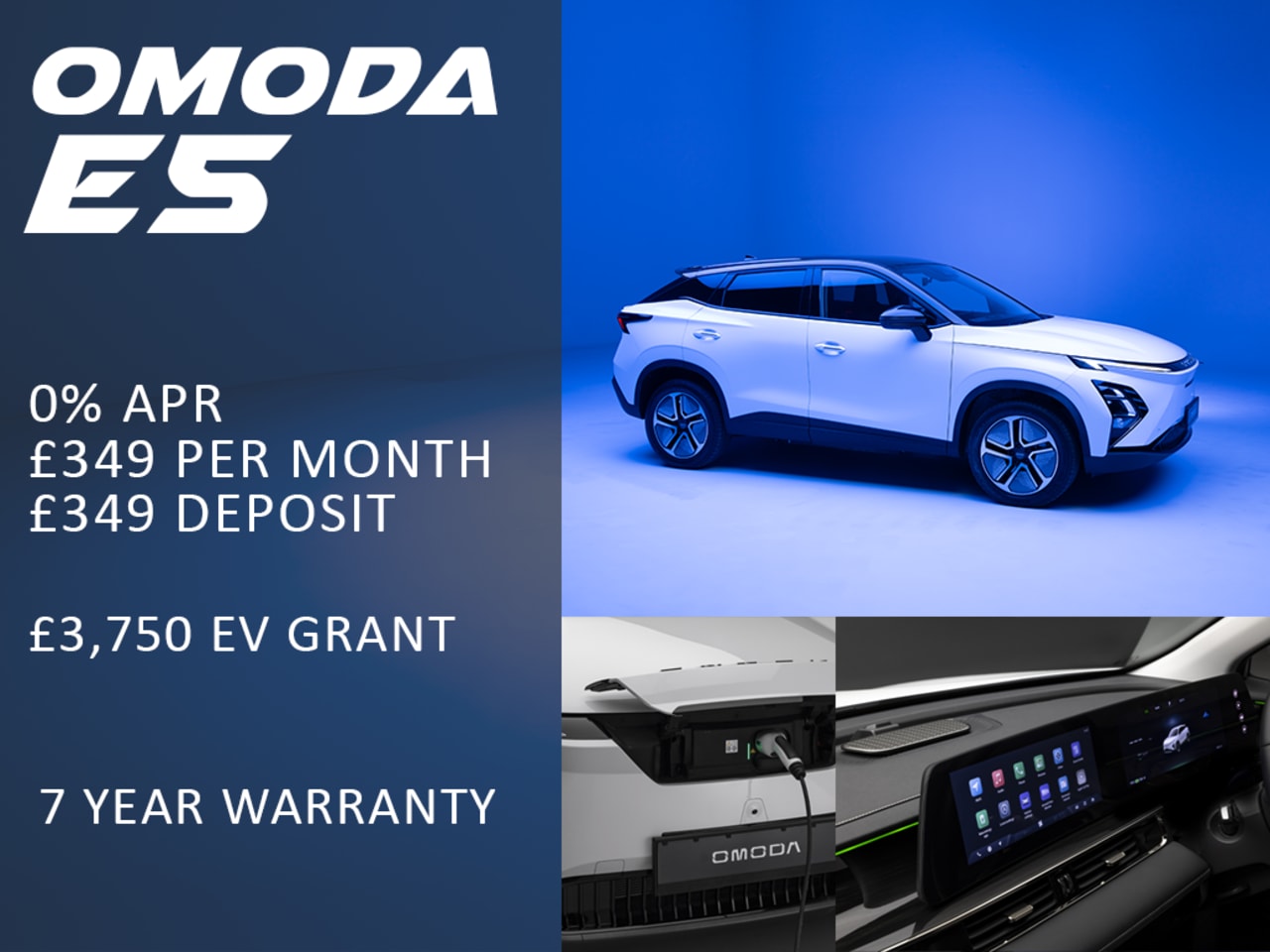 0% PCP: OMODA E5 noble - £349 Per Month