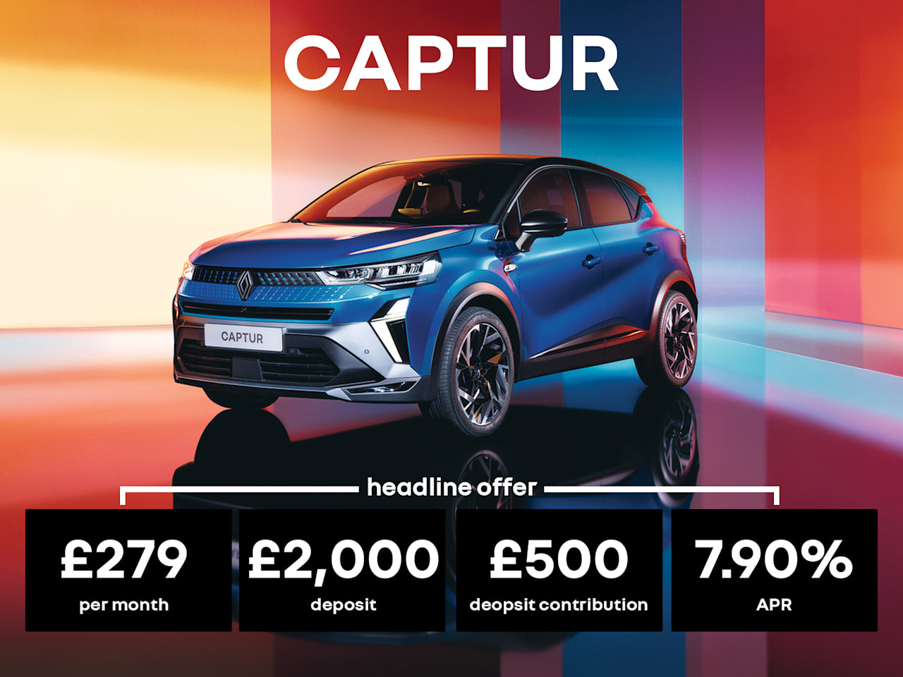 PCP: CAPTUR Evolution - £279 Per Month