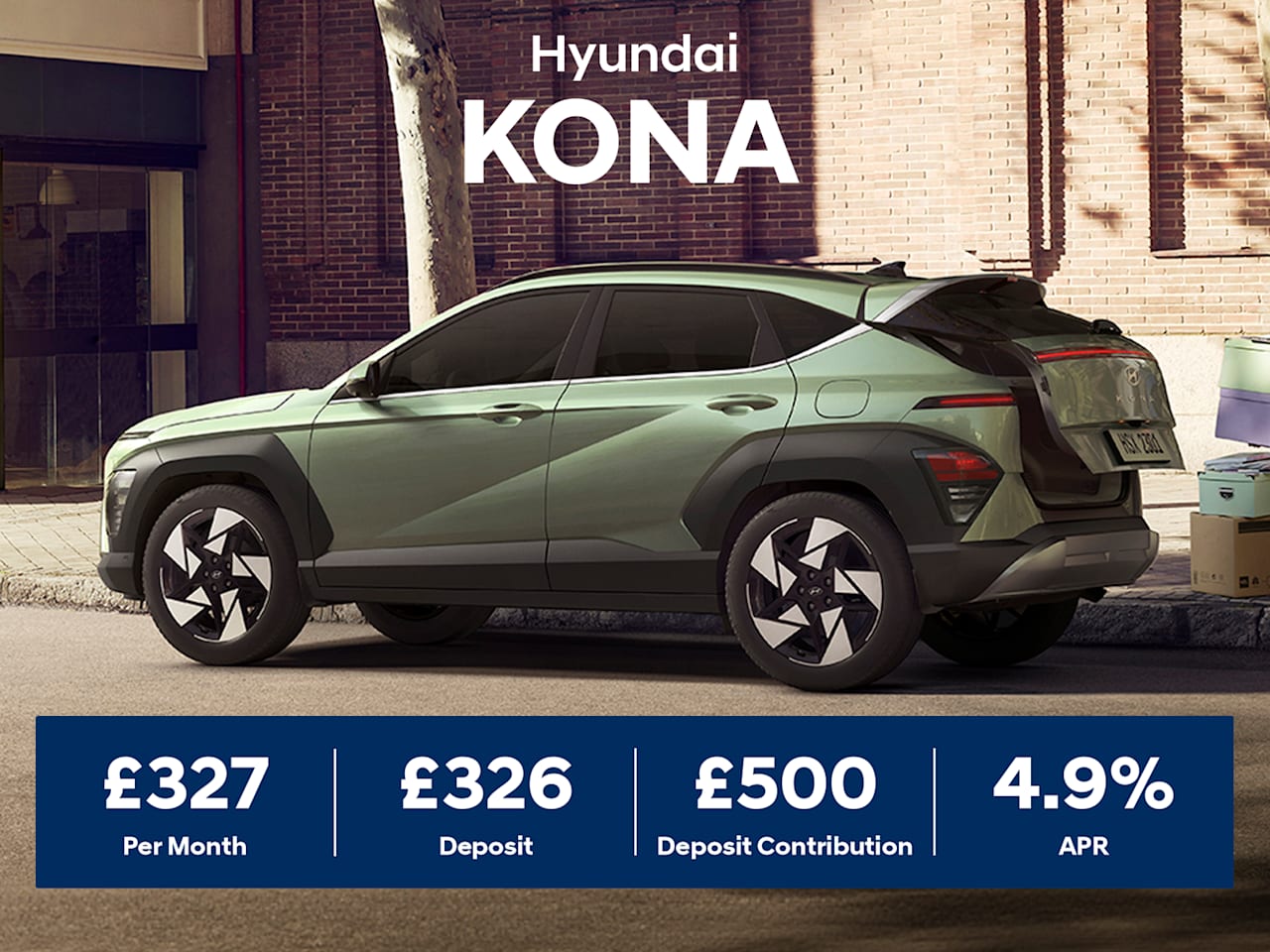 Low Deposit PCP: KONA Advance - £327 Per Month