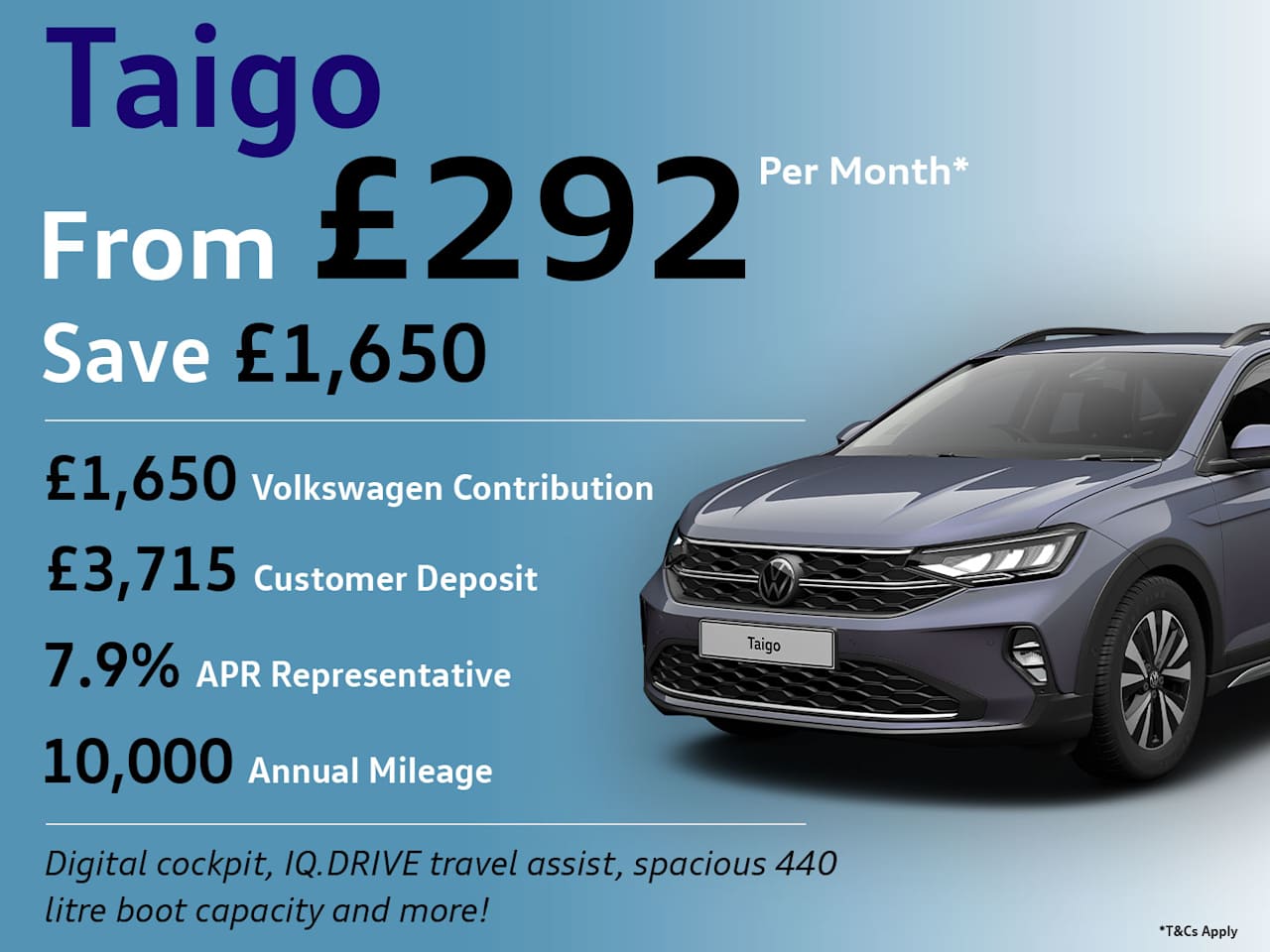 Taigo Finance Offer
