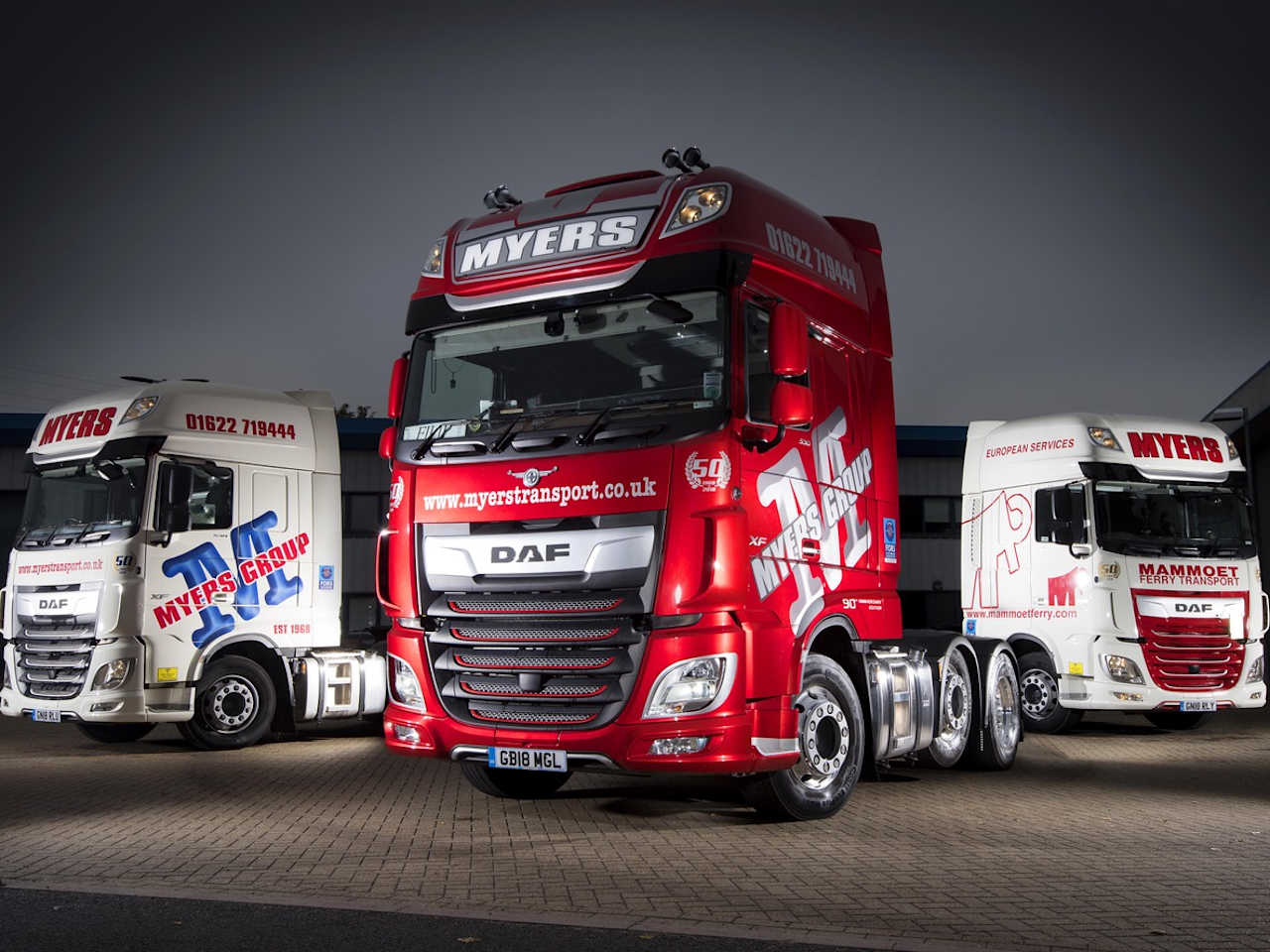 Myers Celebrates 50 years with Three 90th Anniversary DAFs