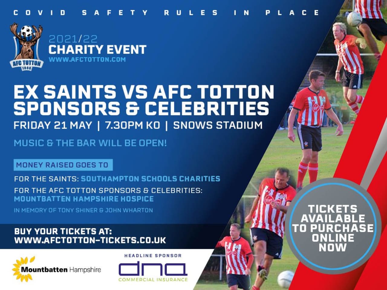 AFC Totton set to host Ex-Saints Charity Friendly