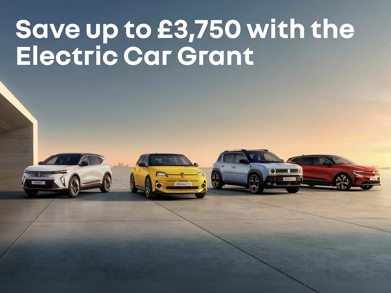 New £3,750 Electric Car Grant Now Live at Shelbourne Motors Renault