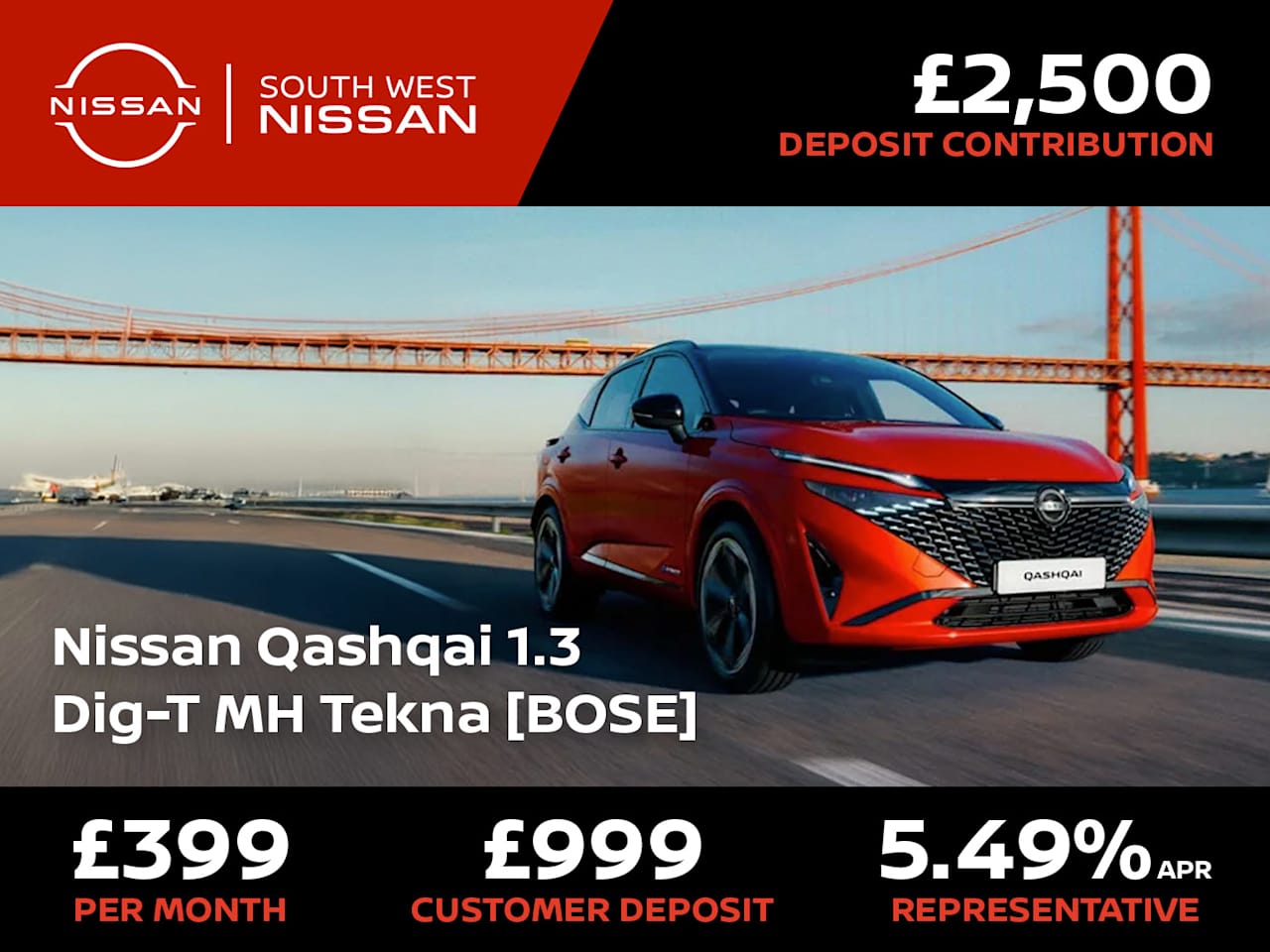 Nissan Qashqai 1.3 Dig-T MH Tekna [Bose]