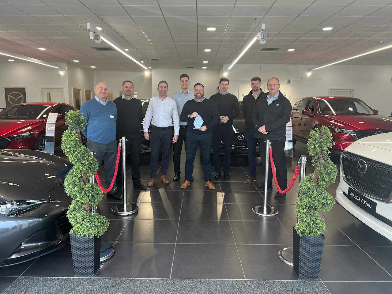 Snows Mazda Portsmouth named 'Best in Class' for customer experience!